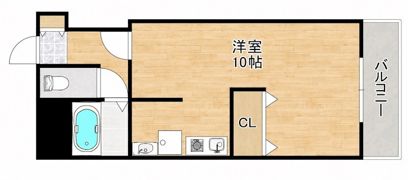 シャルム高殿の間取り画像