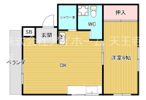 メゾン帝塚山の間取り画像