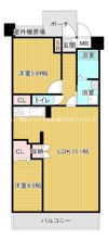 シャルマンフジリッツ谷町II番館の間取り画像