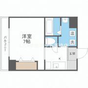 PARK HILLS 上本町壱番館の間取り画像