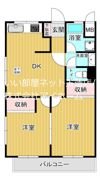 夕陽ヶ丘コーポの間取り画像