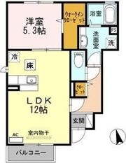 メゾングレージュあびこの間取り画像