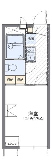 レオパレスばらの間取り画像