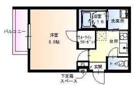 フジパレス山之内VII番館の間取り画像