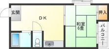 ライオンズ長峡の間取り画像