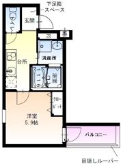 フジパレス杉本町駅北の間取り画像