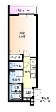 フジパレス住吉我孫子前II番館の間取り画像