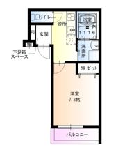フジパレス山之内サウスの間取り画像