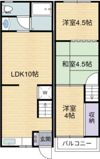 遠里小野貸家の間取り画像