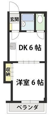 アレマーナ北加賀屋の間取り画像