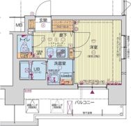 LUXE難波EASTの間取り画像