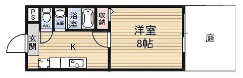 ヴィラスミノエの間取り画像