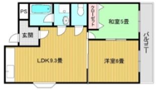 ハピネス 南館の間取り画像