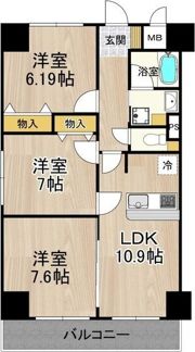 パークモダン住之江公園の間取り画像