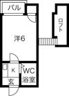 アパートメント住之江の間取り画像