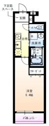 フジパレス平野上町II番館の間取り画像