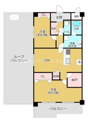 朝日プラザ湯里の間取り画像