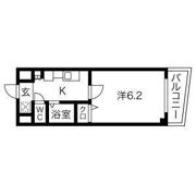 オズレジデンス天下茶屋の間取り画像