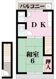 エニート天下茶屋東の間取り画像