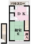エニート天下茶屋東の間取り画像