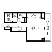 アヴェンタドールエスの間取り画像