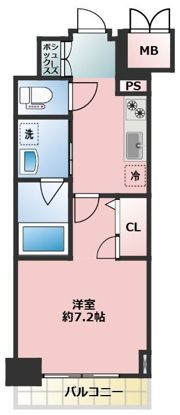 スプランディッド大阪WESTの間取り画像