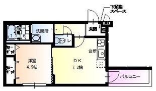 フジパレス喜連西の間取り画像