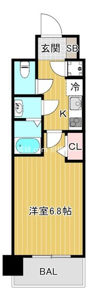 レジュールアッシュザ・パークフロントの間取り画像