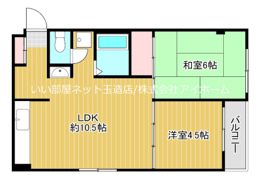 プリオール舟橋の間取り画像