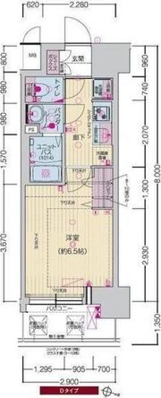 プレサンス OSAKA 西中島リエゾンの間取り画像