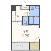 フジパレス中野V番館の間取り画像