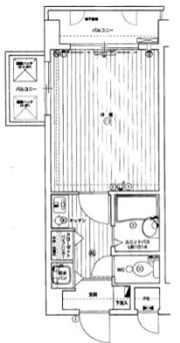 リーガル弁天町の間取り画像