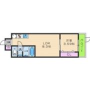 Monotone弁天町の間取り画像