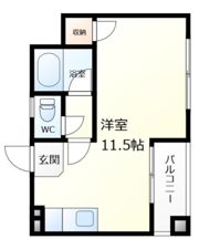 山田マンションの間取り画像