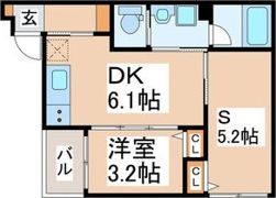 Cherry Blossom 市岡元町の間取り画像