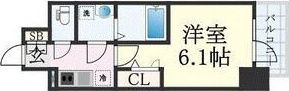 エスリード弁天町ルシェンテの間取り画像