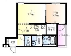 フジパレス花園I番館の間取り画像