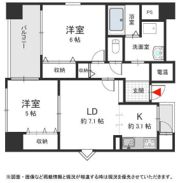 abitare Naniwa Inariの間取り画像