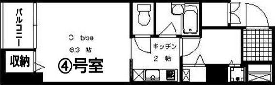 ベルシモンズ大阪港の間取り画像