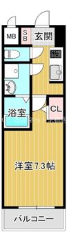 La Douceur西天満の間取り画像