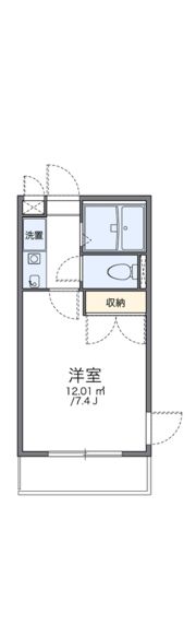 レオパレス西宮北弐番館の間取り画像