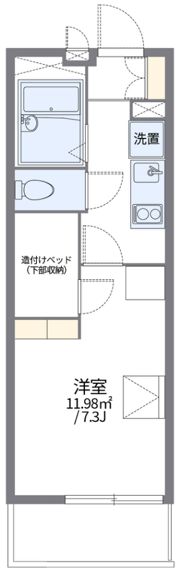 レオパレス雅の間取り画像