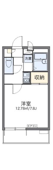 レオパレス曙の間取り画像