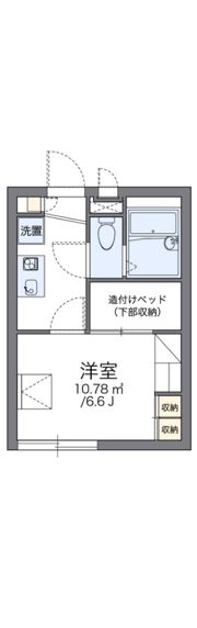 レオパレス杭瀬北新町Iの間取り画像