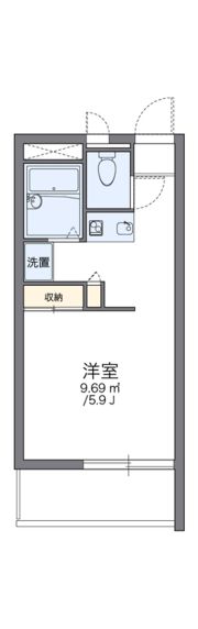 レオパレス熊野の間取り画像