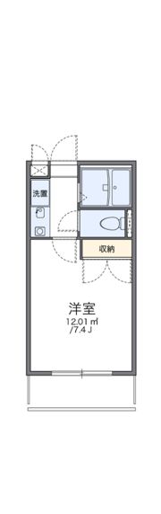 レオパレス甲子園口の間取り画像