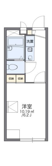 レオパレス北野坂の間取り画像