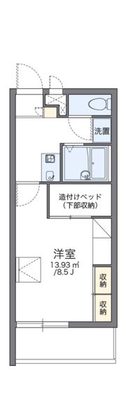 レオパレス島上の間取り画像