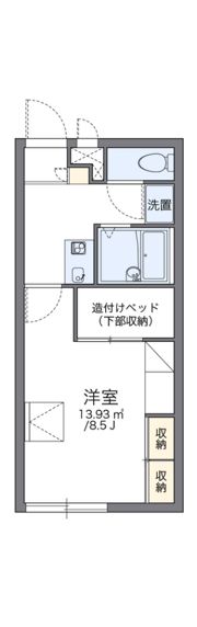 レオパレス島上の間取り画像