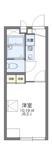 レオパレス平和台の間取り画像